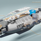 A cutaway rendering revealing the proposed interior compartments of U-Boat Worx's new Nautilus superyacht.